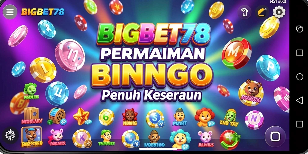 Tampilan gameplay Bingo yang seru dan interaktif di BIGBET78.