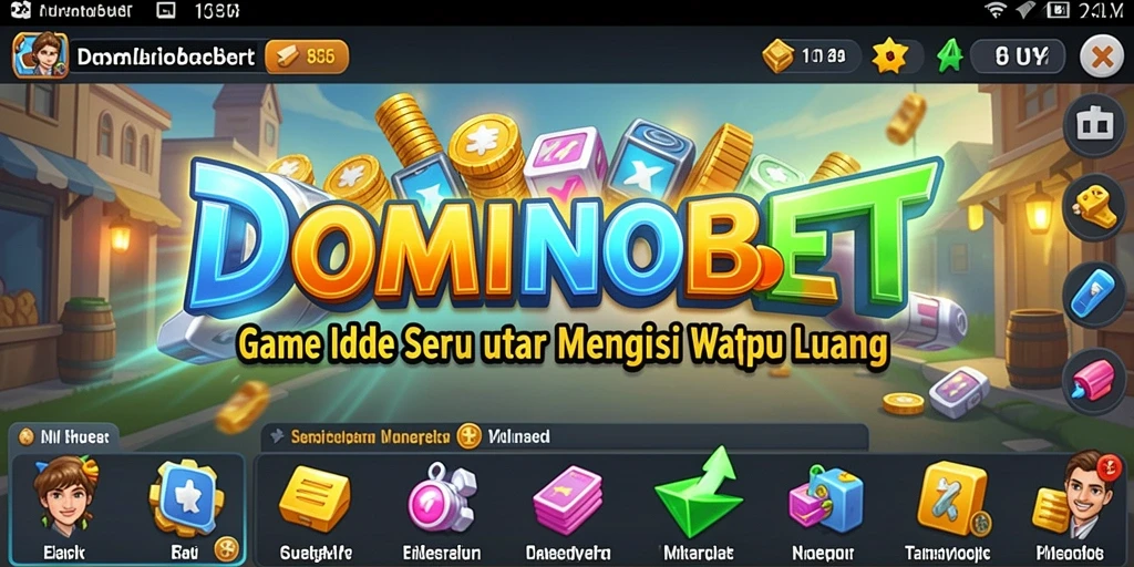 Tampilan gameplay seru dari DOMINOBET yang menantang.
