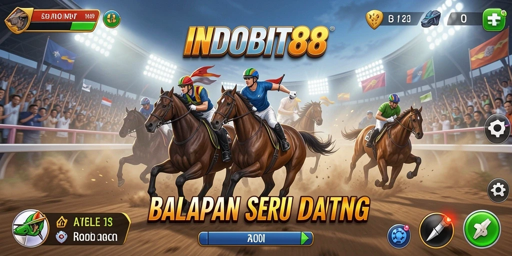 Tampilan gameplay INDOBIT88 yang seru dan menantang.