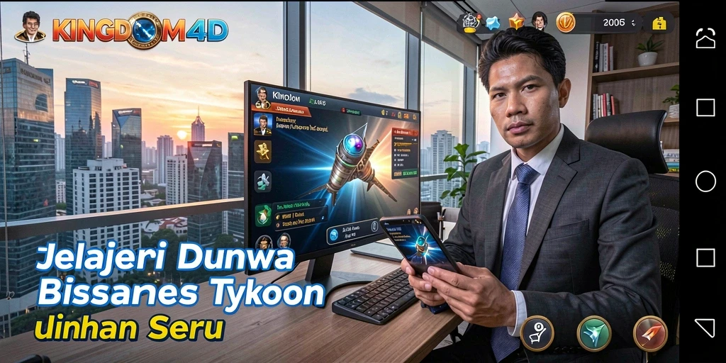 Gameplay KINGDOM4D yang menarik dan kompetitif dalam dunia Tycoon.