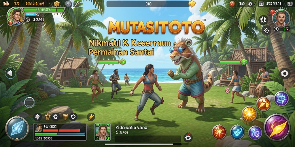 Tampilan gameplay MUTASITOTO yang menarik dan penuh warna.