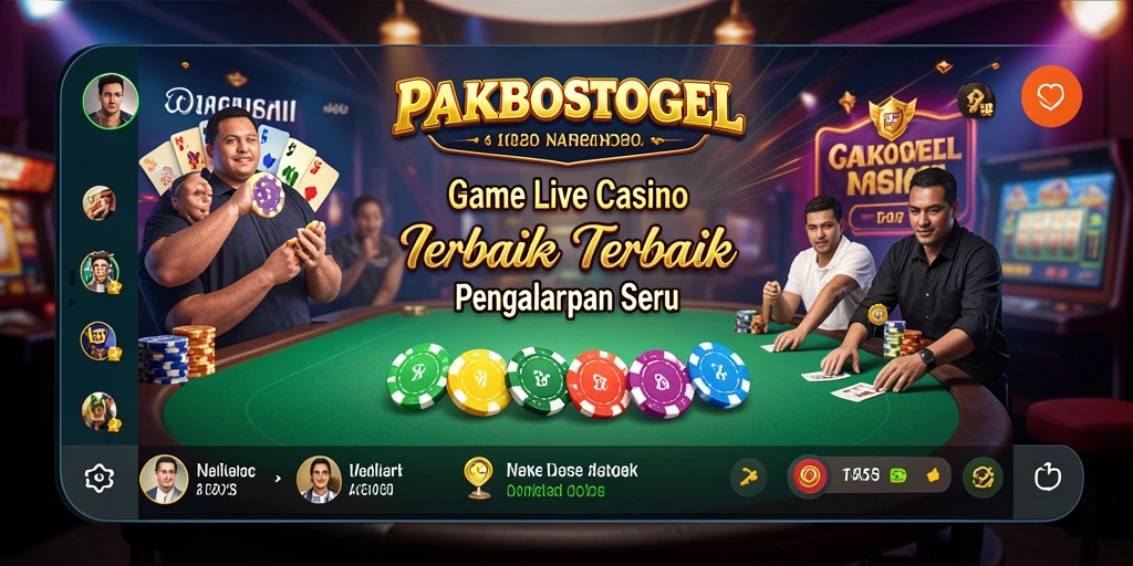 Tampilan gameplay langsung PAKBOSTOGEL yang menarik dan interaktif.