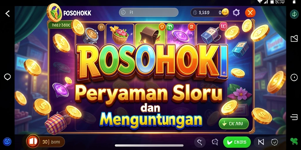 Screenshot gameplay ROSOHOKI yang menampilkan pengalaman bermain slot yang mendebarkan.