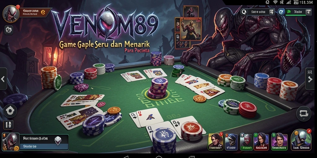 Tampilan gameplay Gaple yang seru dan interaktif.